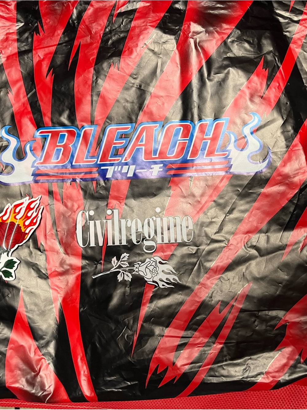 Civil Regime x Bleach Ichigo Kurosaki Oversized Graphic Tee Medium NWT Anime - Picture 9 of 9